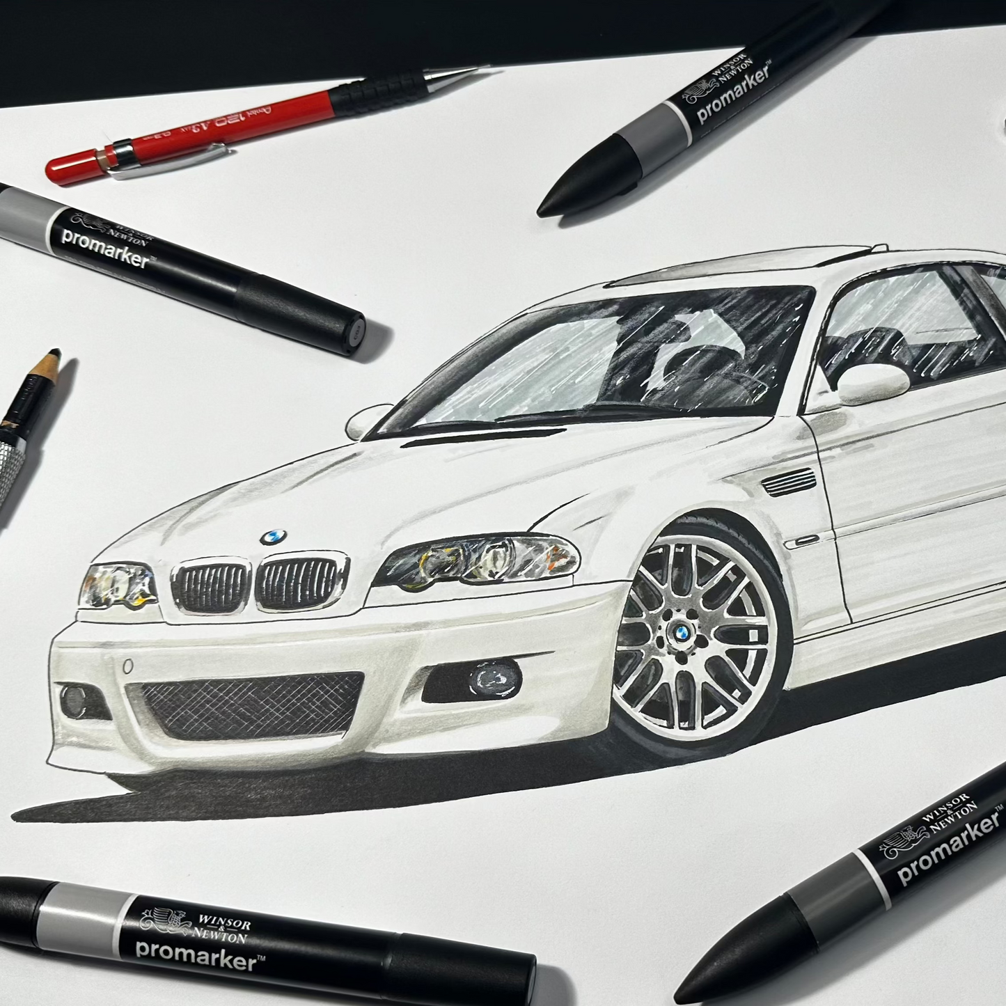 BMW E46 M3 Drawing