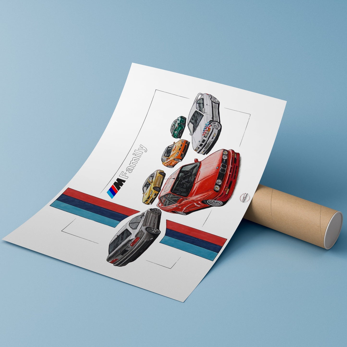 BMW M3 Family Poster