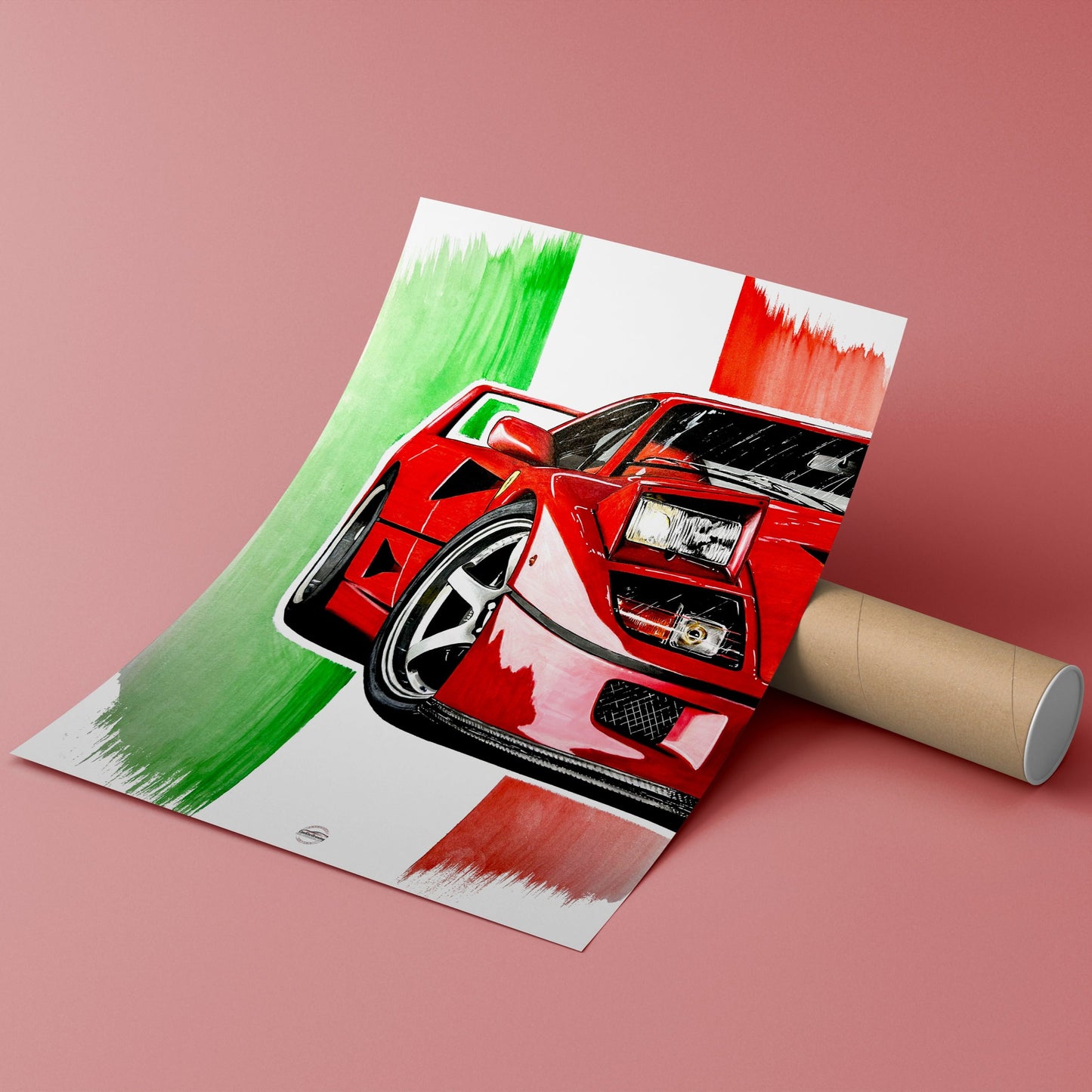 Ferrari F40 Drawing