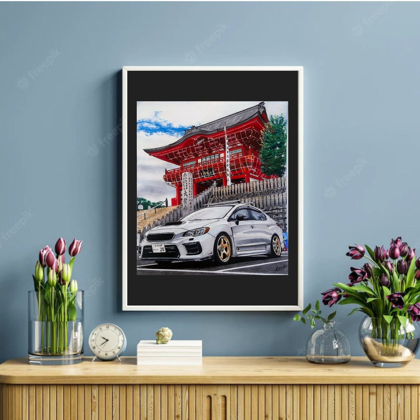 Subaru WRX Drawing
