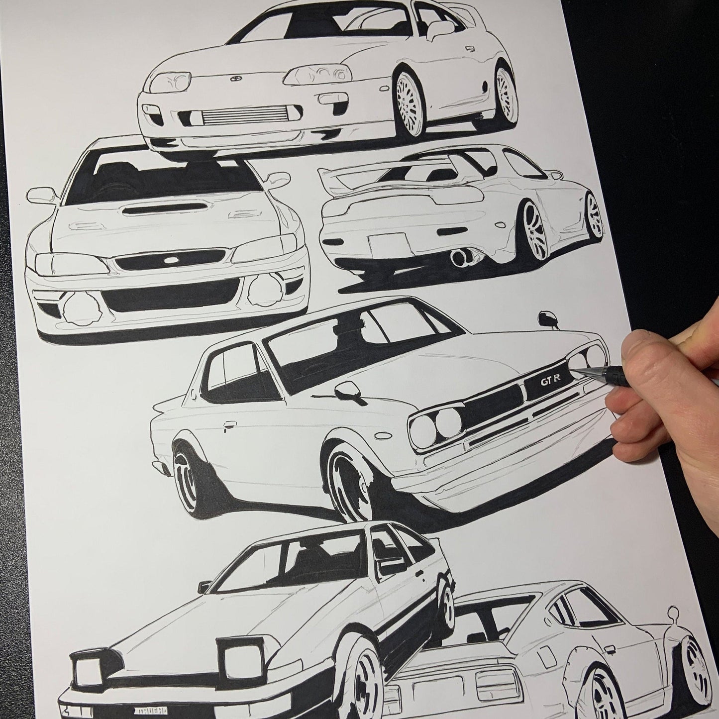 JDM Legends Drawing