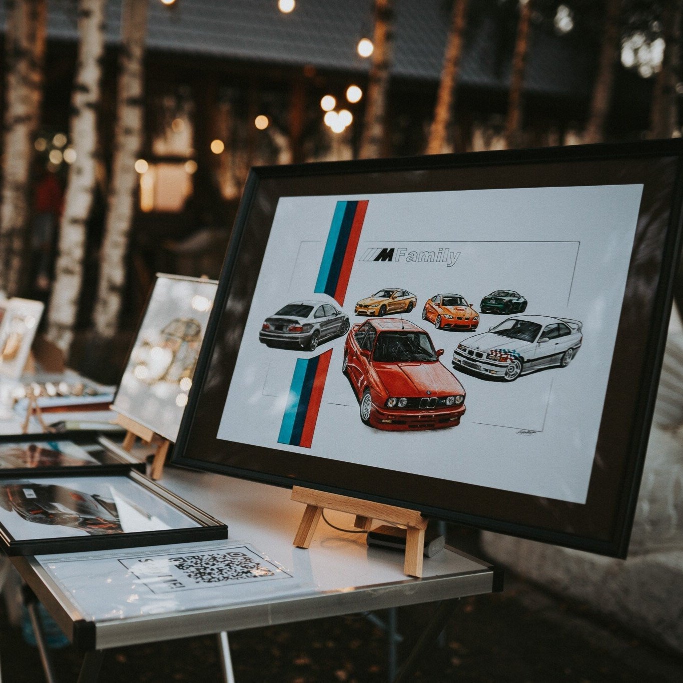 BMW M3 Family Drawing