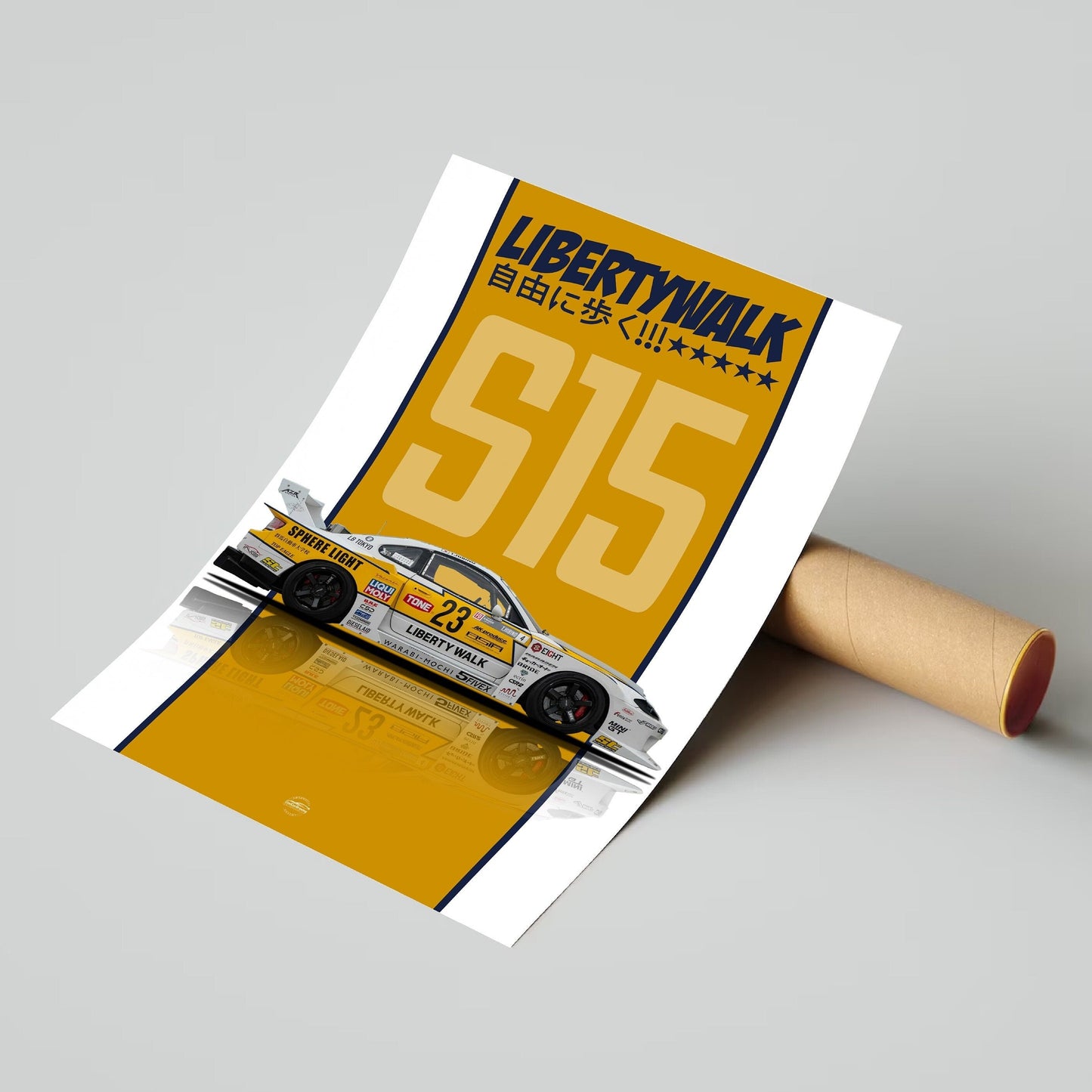 Nissan Silvia S15 LBWK Poster