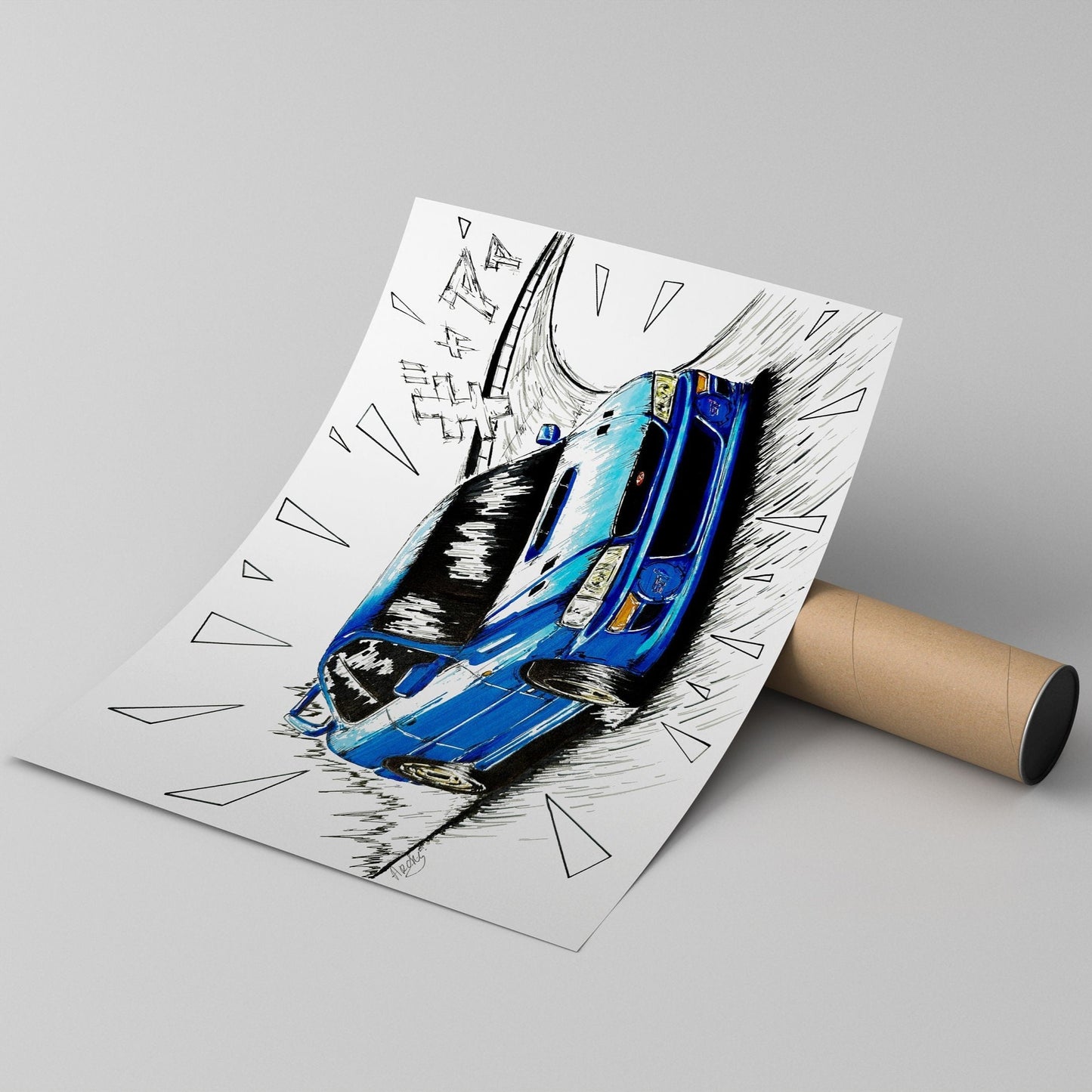 22B Initial D Drawing