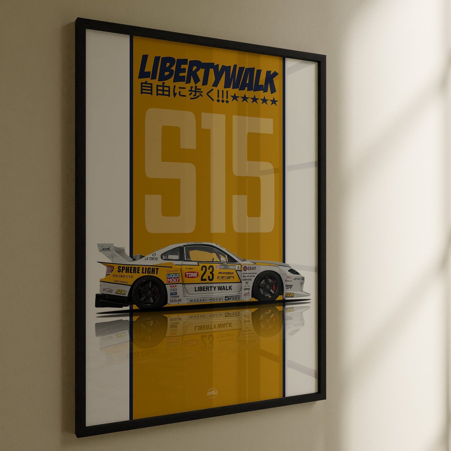Nissan Silvia S15 LBWK Poster