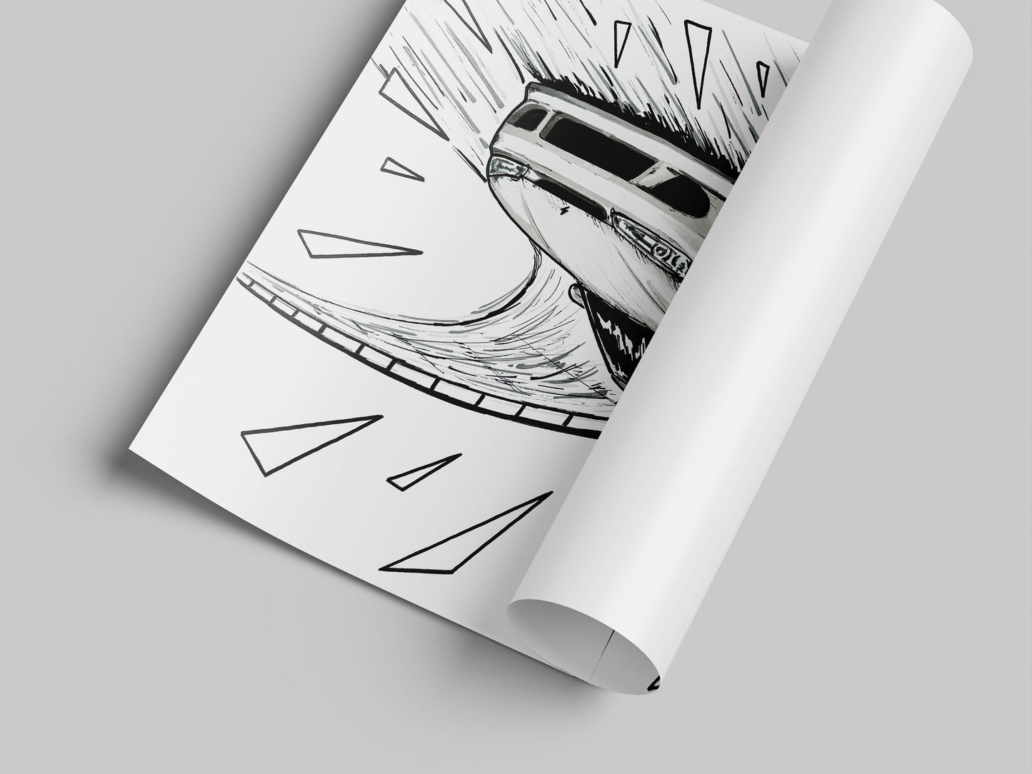 Inital D Silvia S15 Drawing