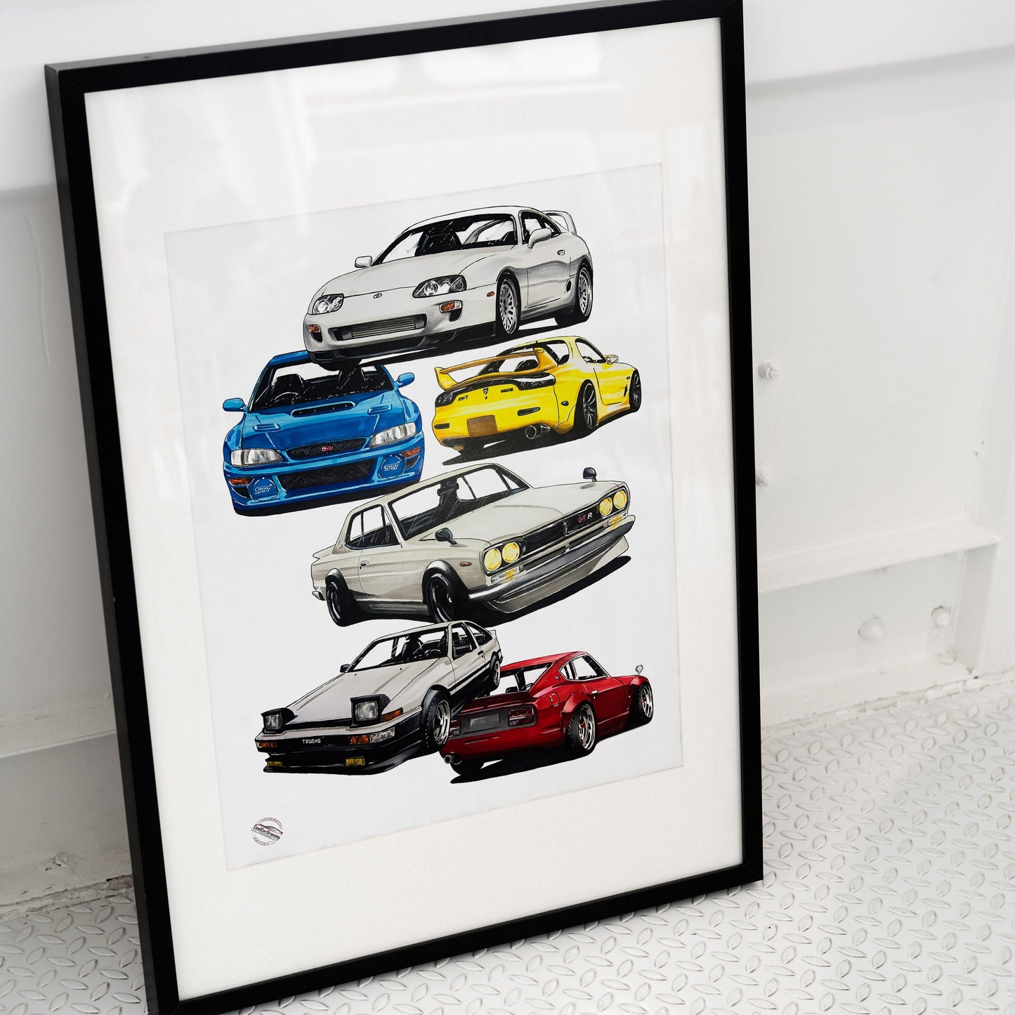 JDM Legends Drawing
