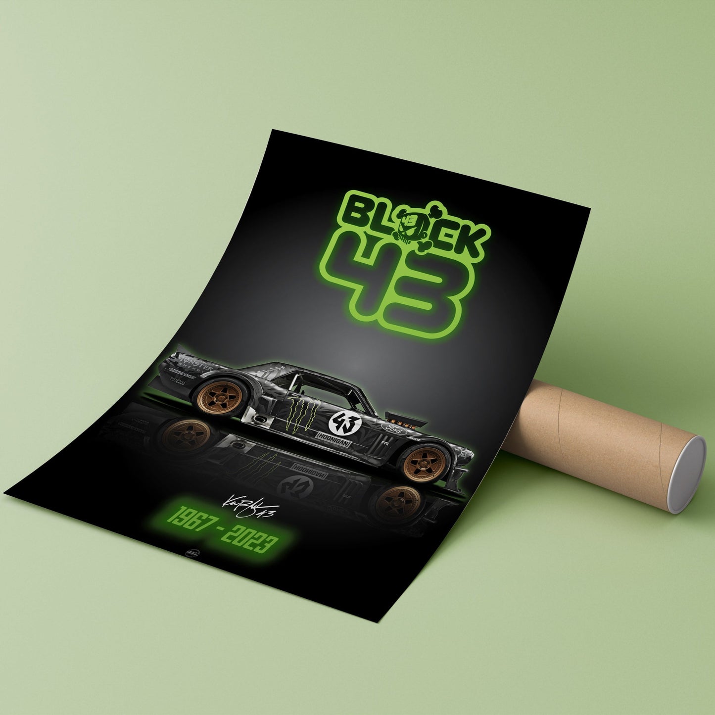 print of ken block poster
