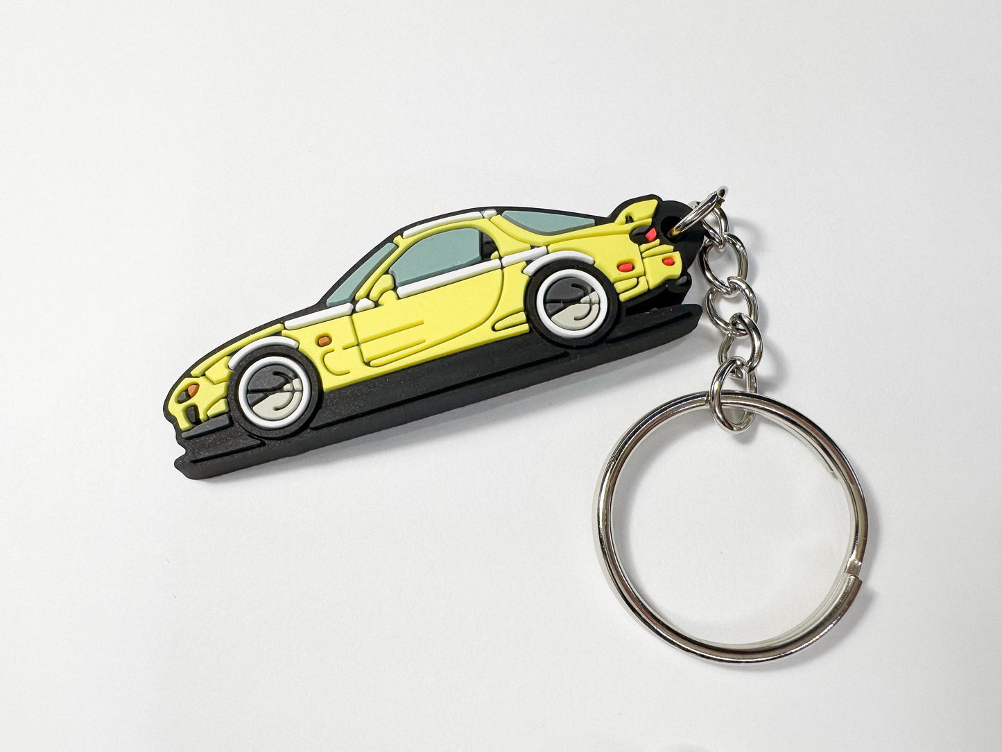 rx7 keychain, fd3s rx7, pc car keychain, car accessory, jdm keychain