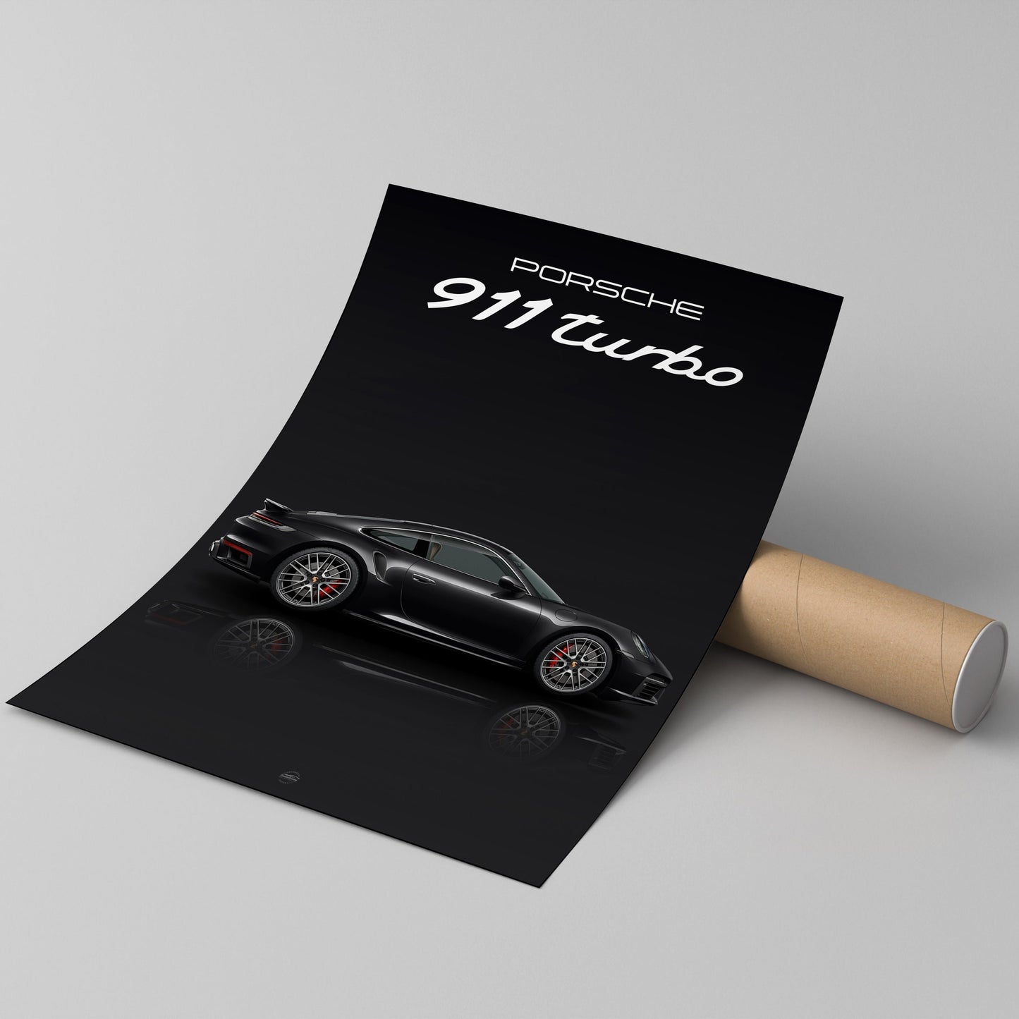 print of porsche 911 turbo poster