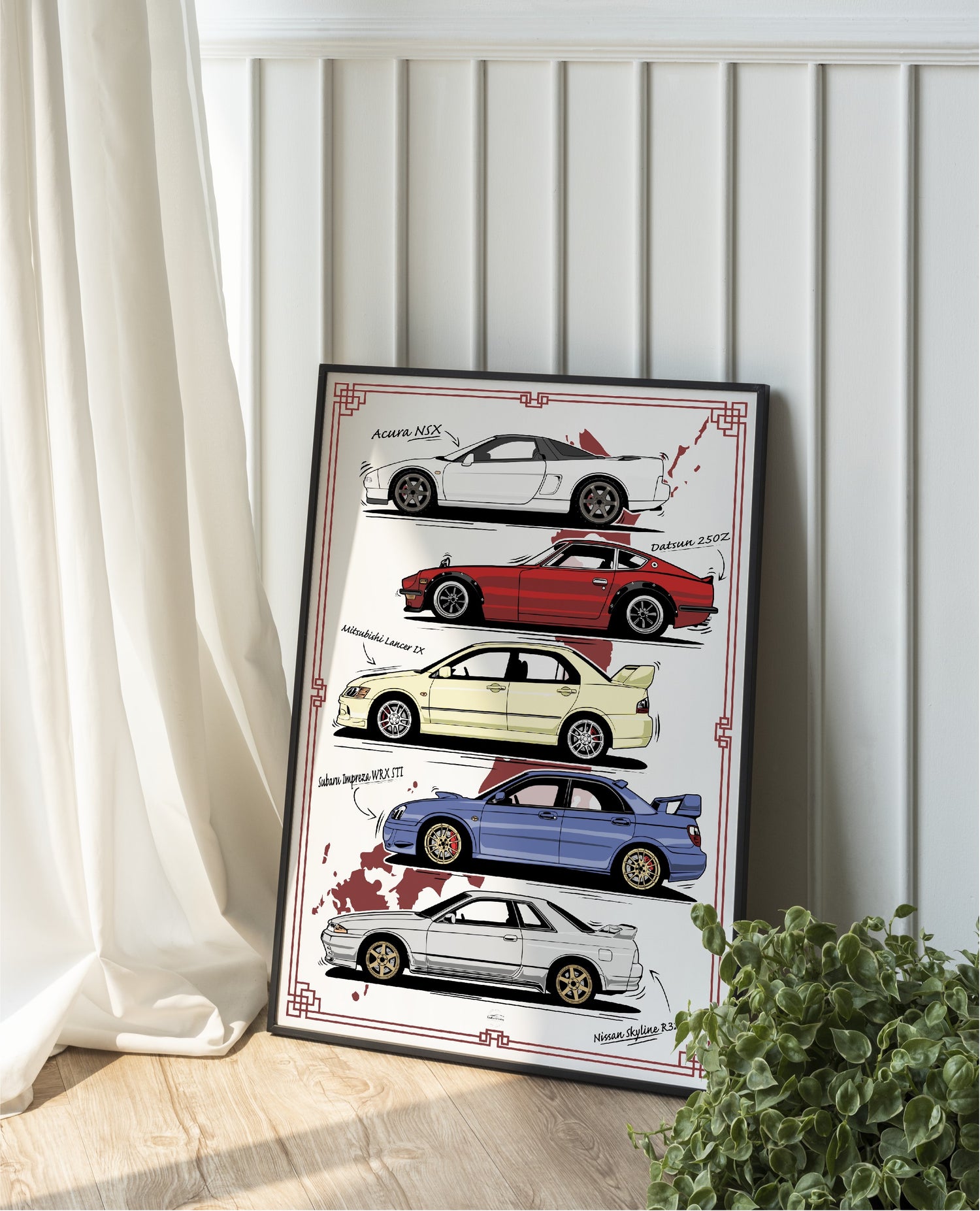 car poster, automotive print 