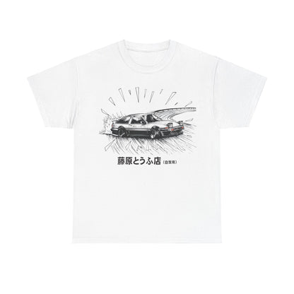 Toyota AE86 Trueno T-shirt by CoolCarDrawing