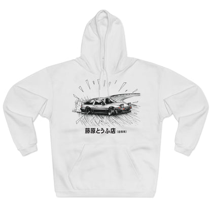 Toyota AE86 Trueno Hoodie by CoolCarDrawing