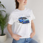 Subaru Impreza STI 22B T-shirt by CoolCarDrawing