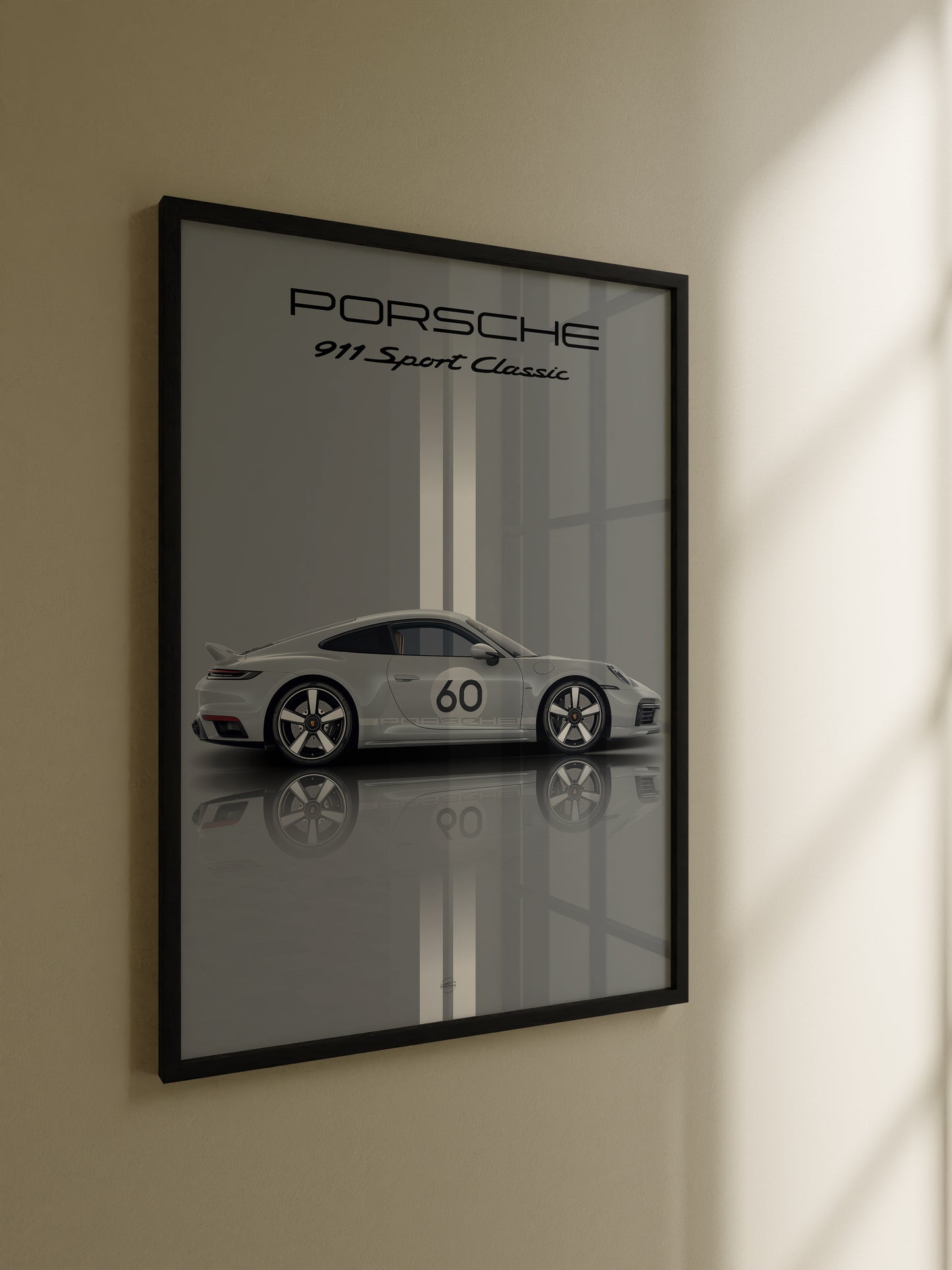 Porsche 911 Sport Classic Digital Poster