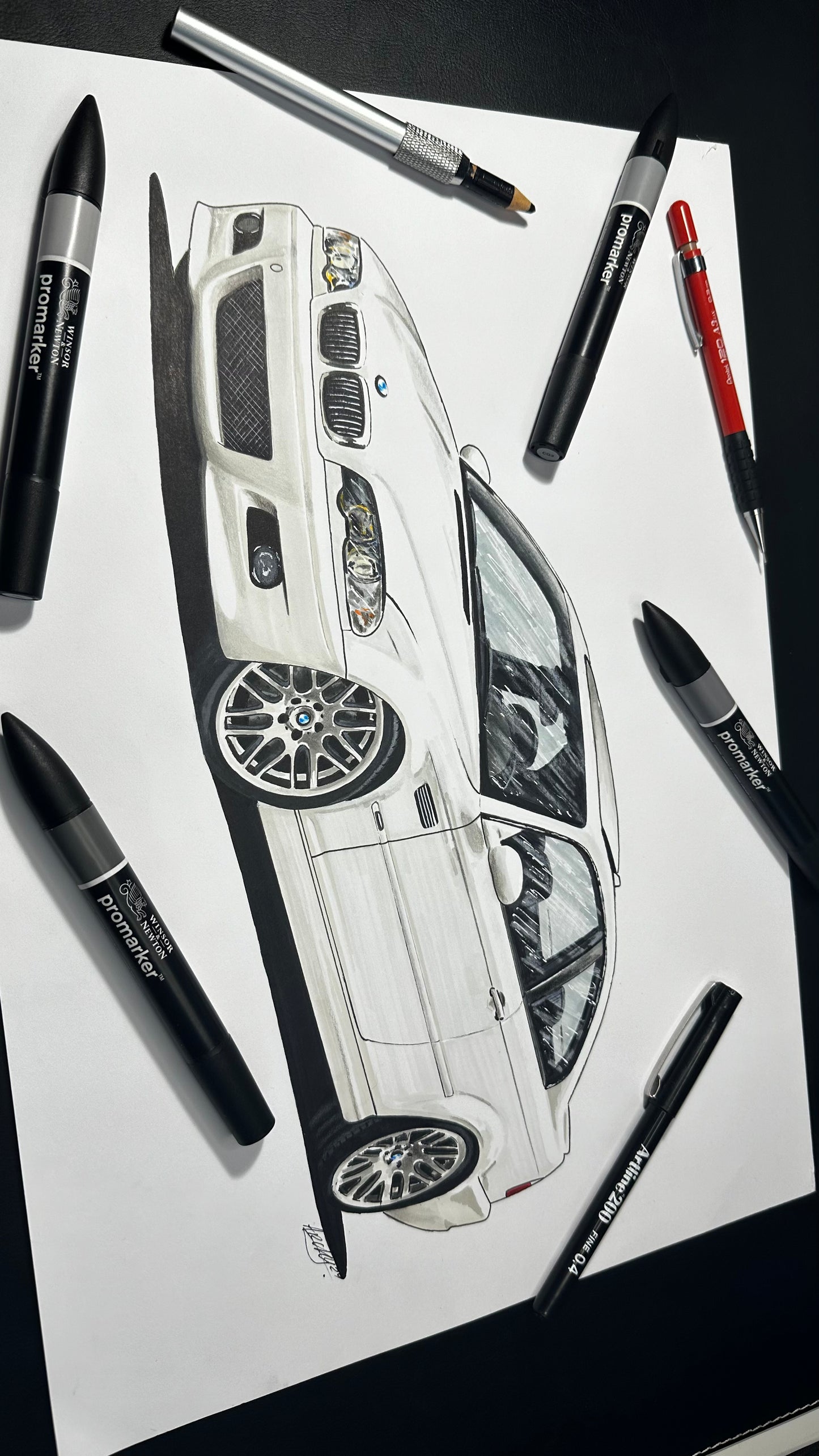 Original BMW E46 M3 Drawing