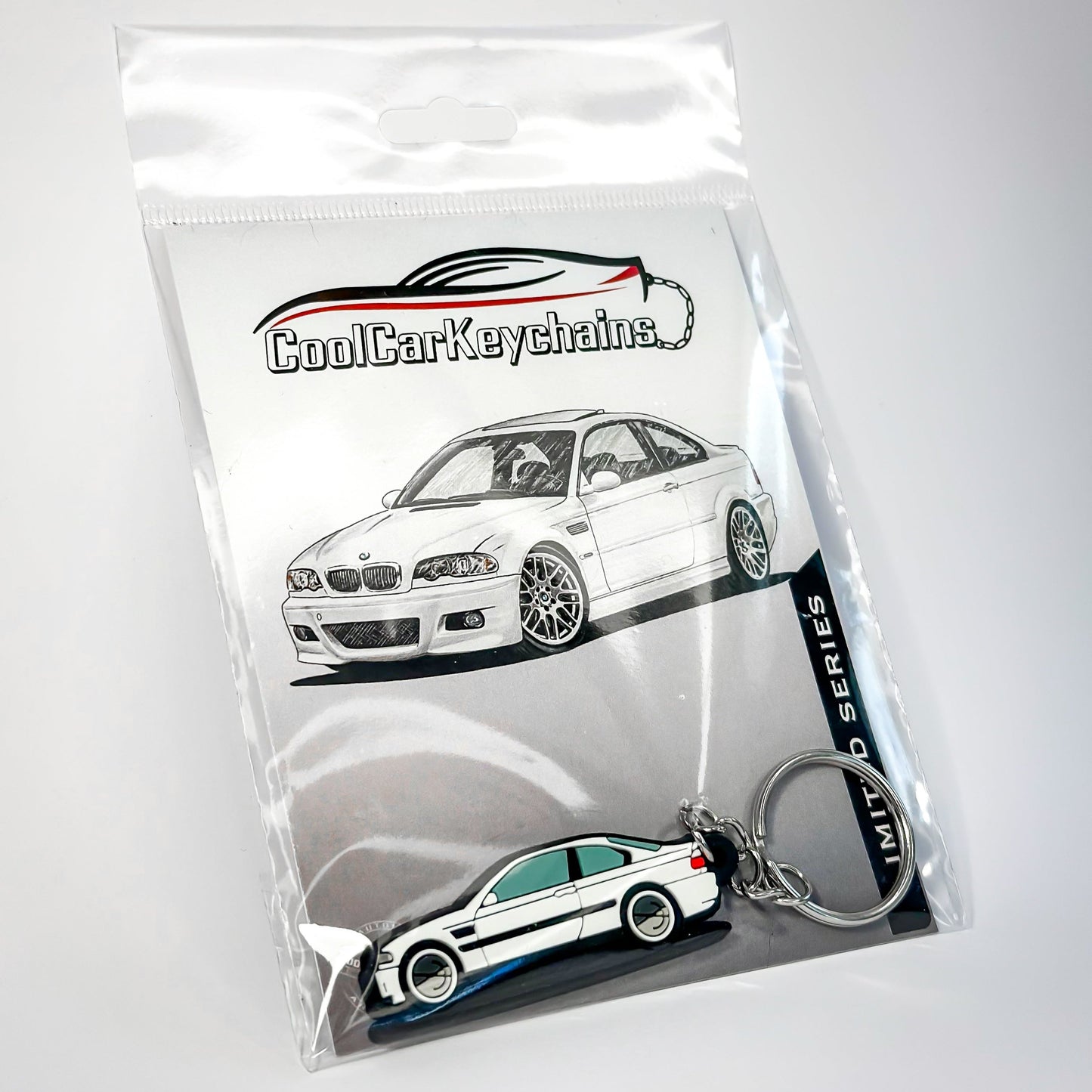 pvc car bmw e46 keychain, bmw e46 keychain bmw in package