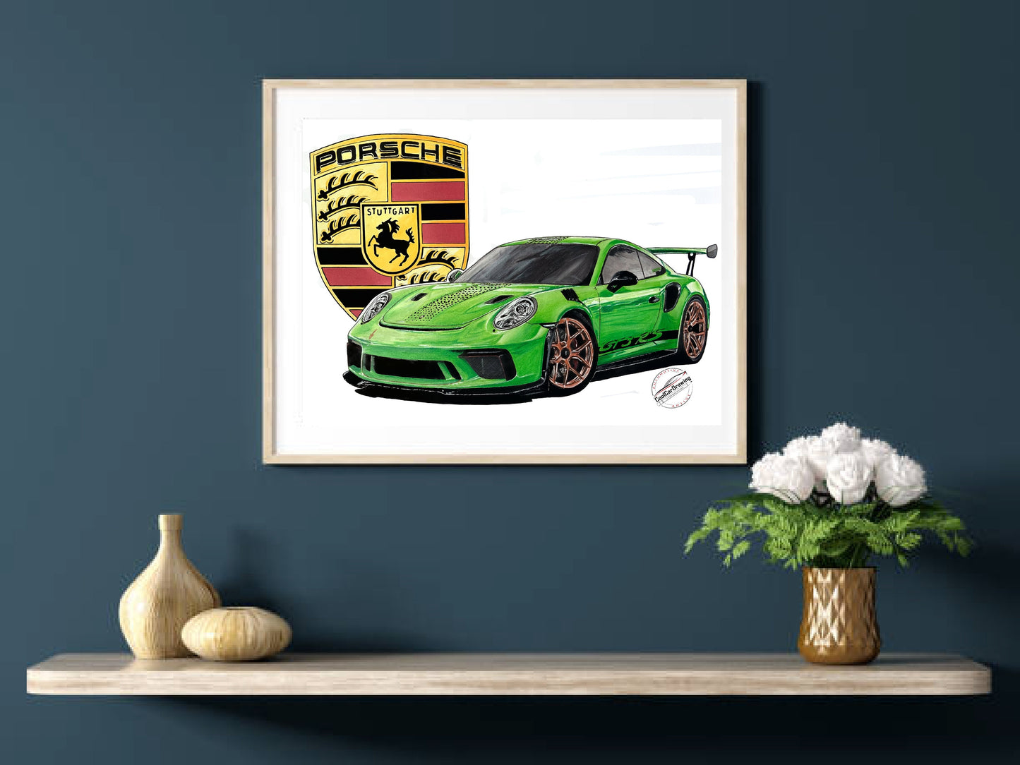 Porsche 911 GT3RS Poster Reprint