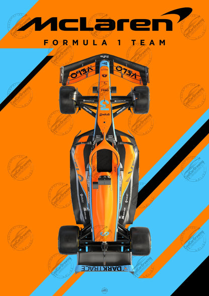 F1 McLaren Lando Norris Poster