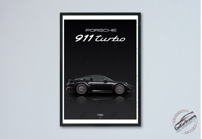 Porsche 911 Turbo Poster