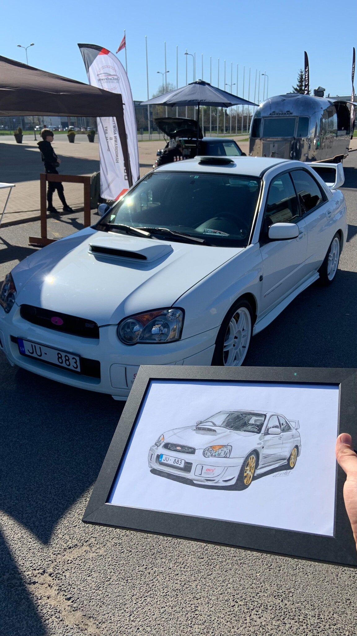 Gift for car lover - Car Drawing from your photo