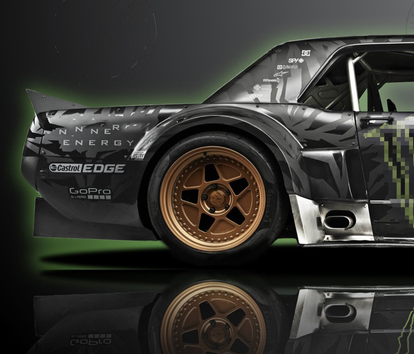 Ken Block Tribute Hoonicorn Digital Poster