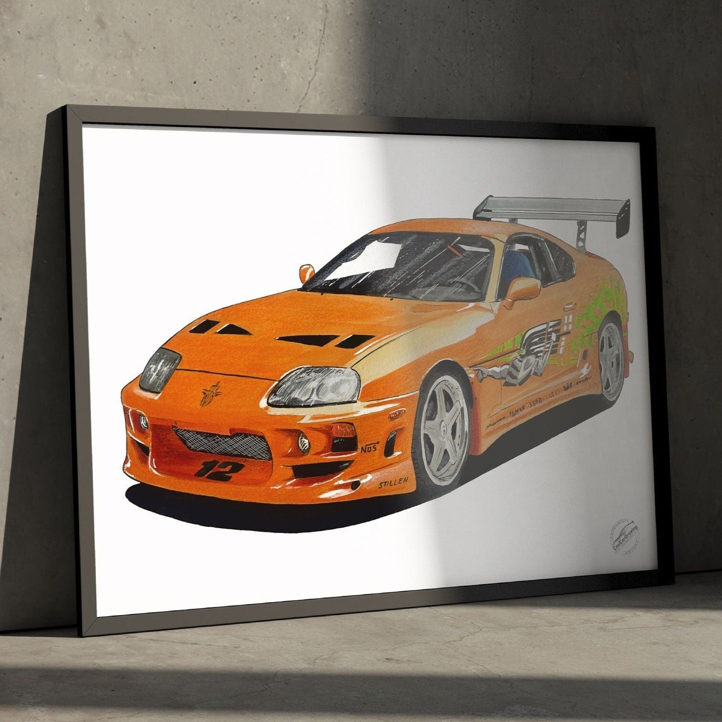 Supra MK4 F&F Drawing