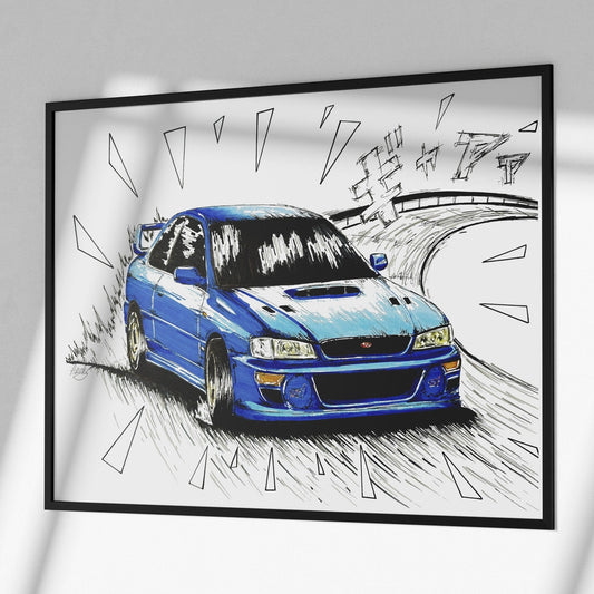 Subaru Impreza 22B Reprint