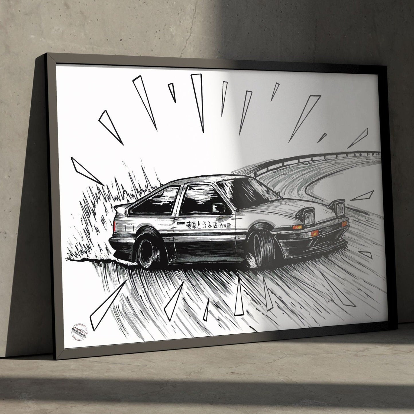 AE86 Trueno Initial Drawing