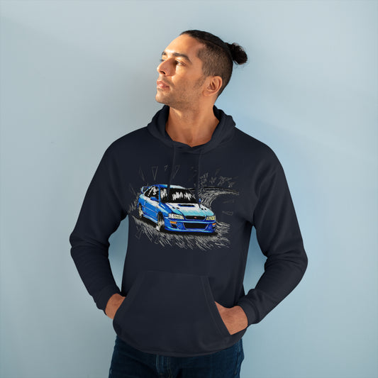 black subaru 22b hoodie initiald artwork 