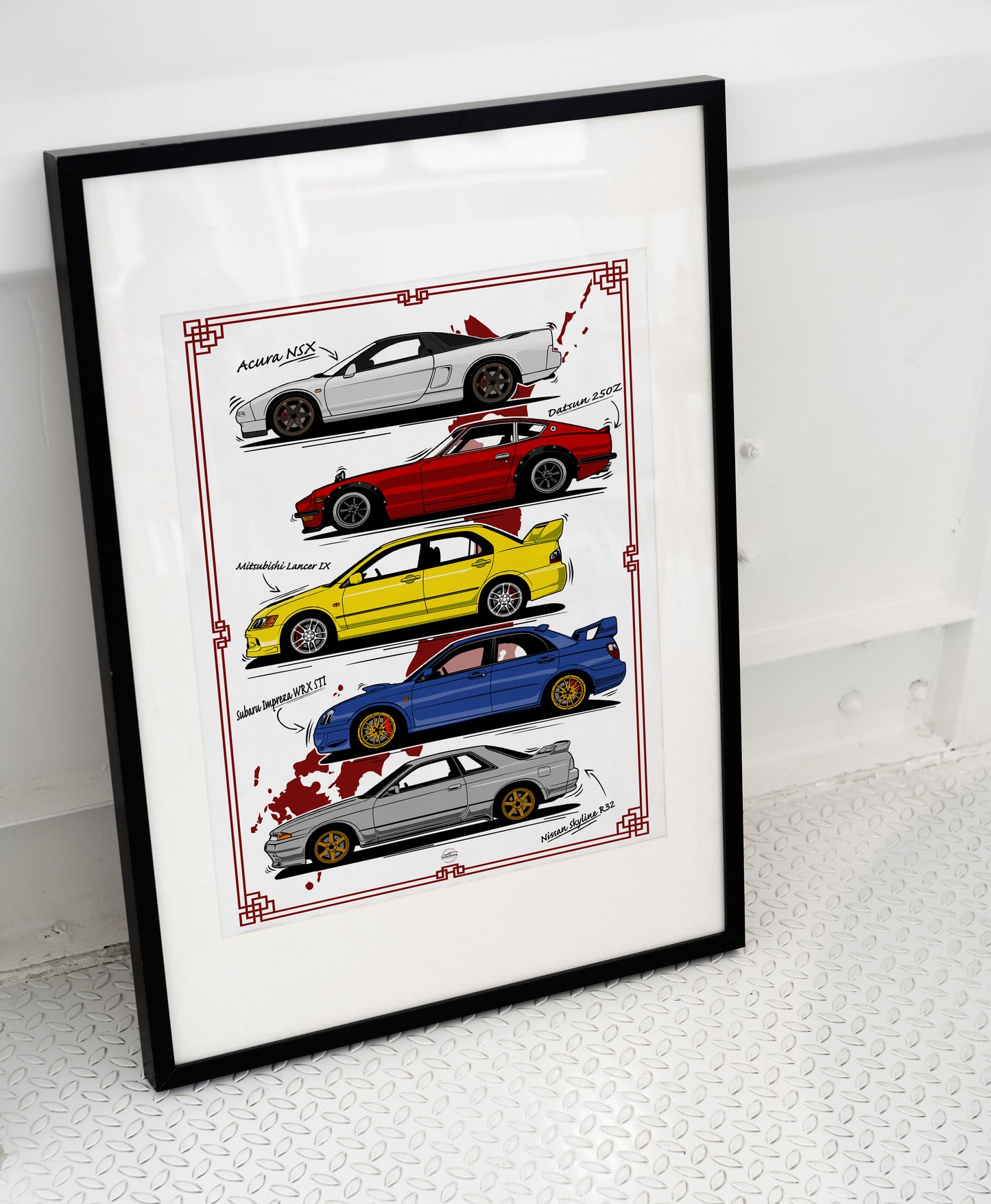 JDM Legends Digital Poster