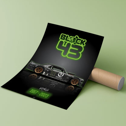print of ken block poster