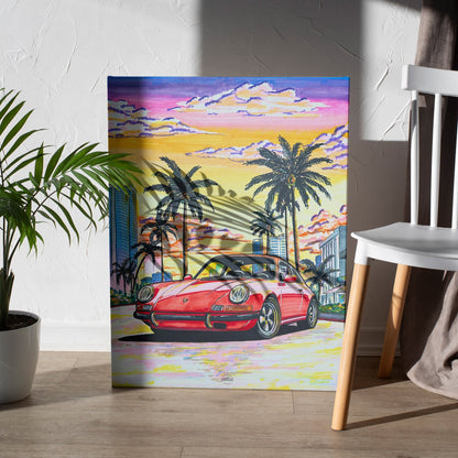 Porsche Carrera in Miami Poster