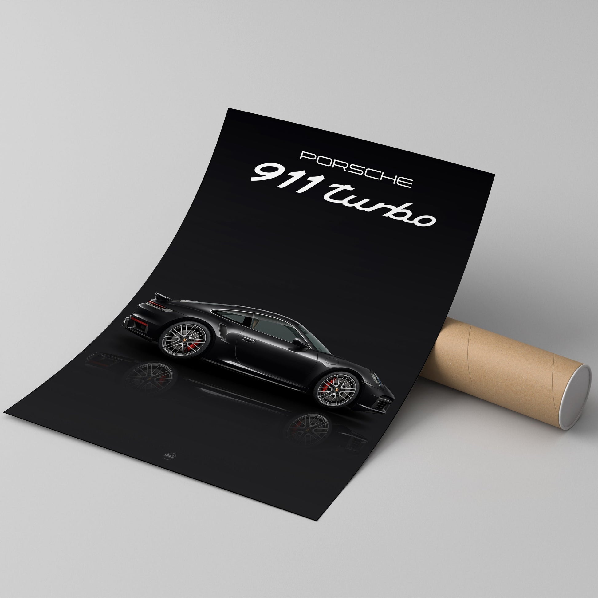 print of porsche 911 turbo poster