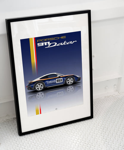 Porsche 911 Dakar Poster