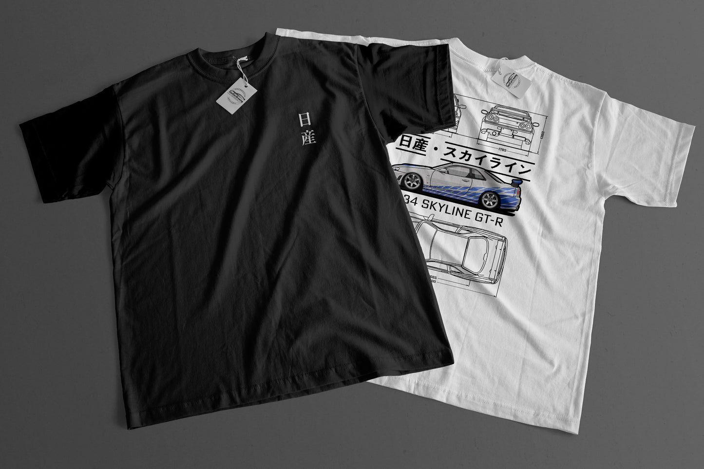 Skyline R34 Blueprint T-shirt