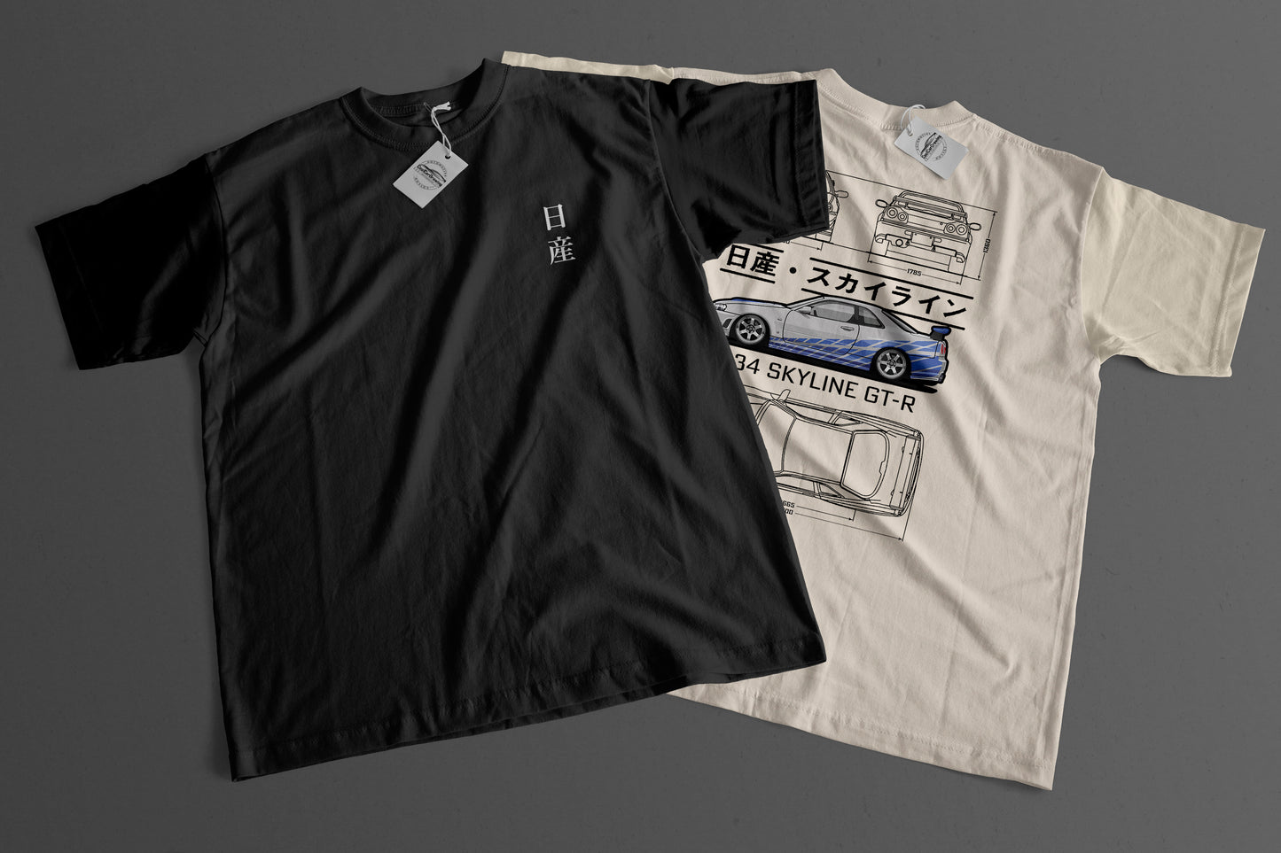 Skyline R34 Blueprint T-shirt