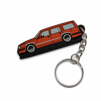 Red Volvo 940 car keychain