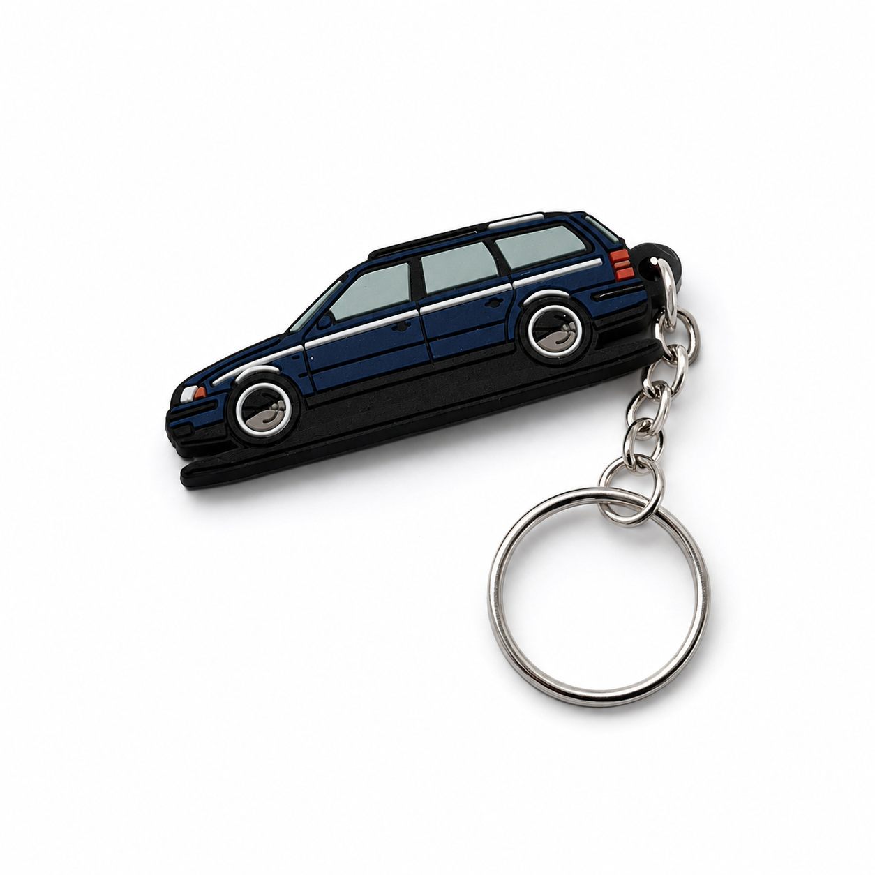 VW Passat b5 keychain with metal ring