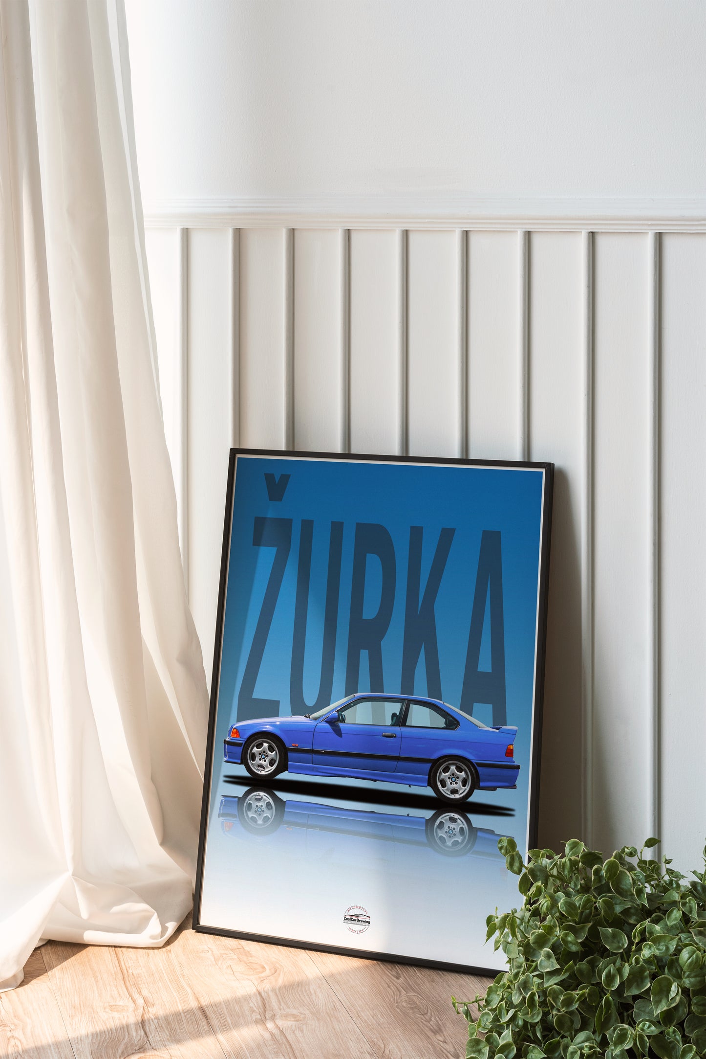 BMW E36 Poster "ŽURKA"