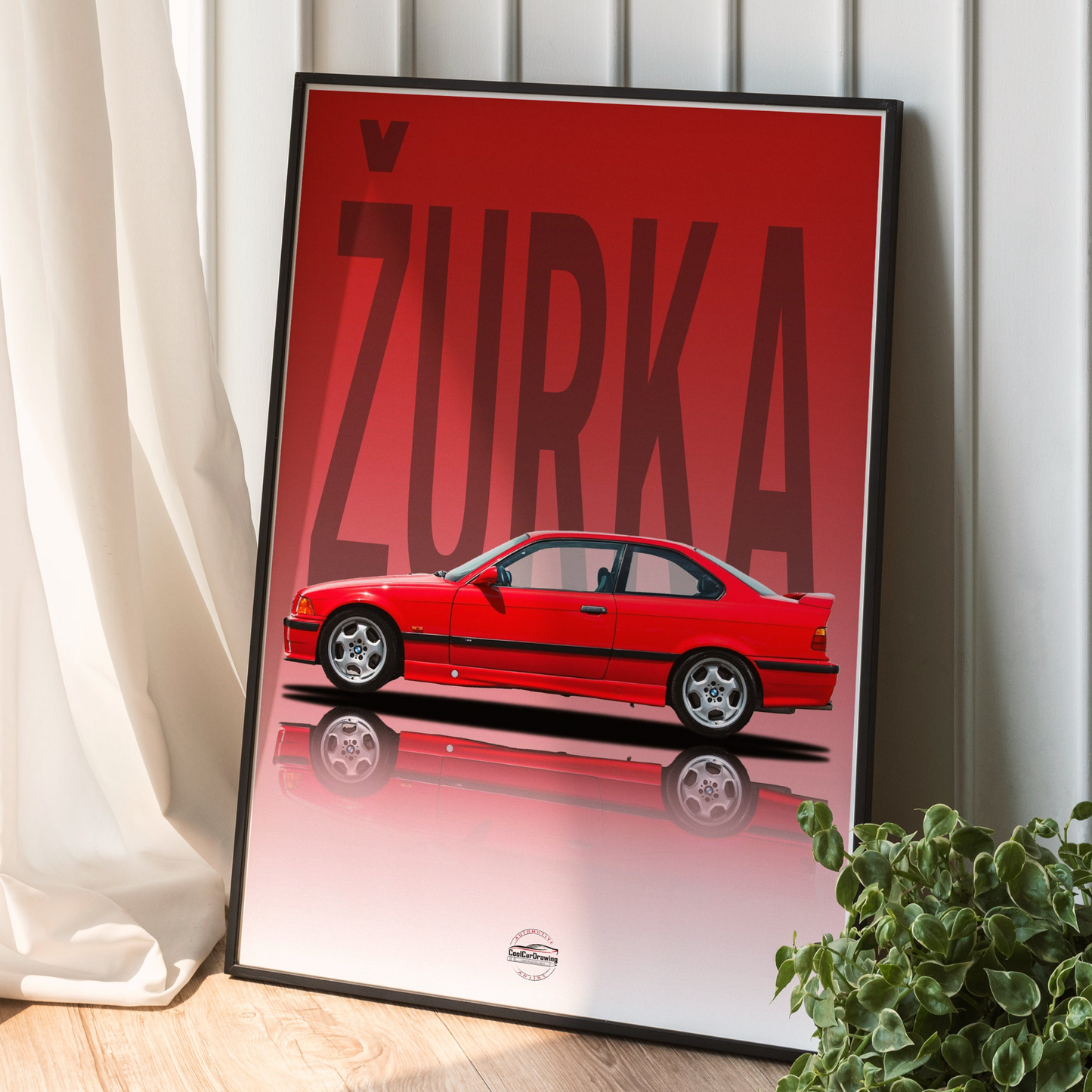 BMW E36 Poster "ŽURKA"