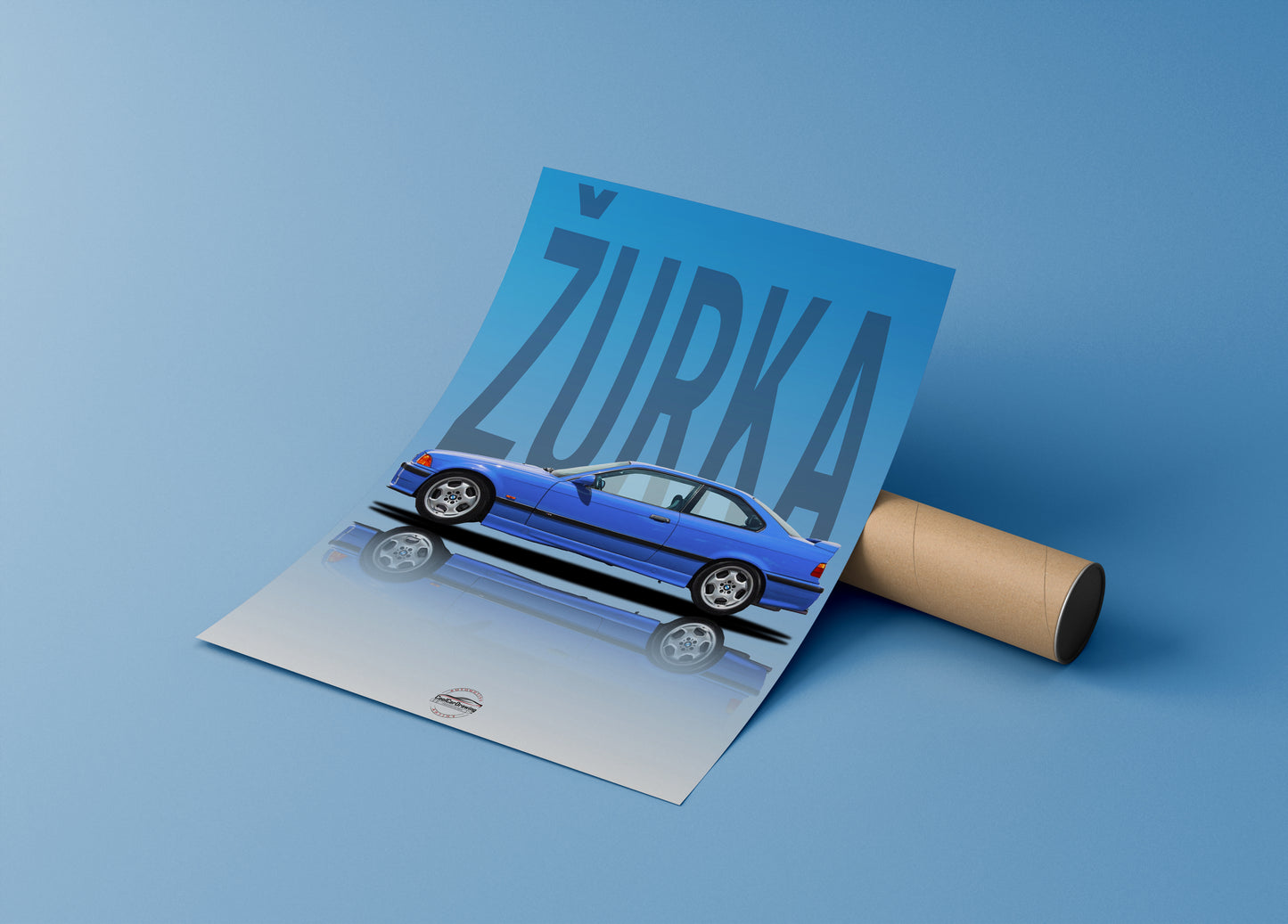 BMW E36 Poster "ŽURKA"